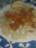 Salsa de pollo para ñoquis