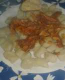 Salsa de pollo para ñoquis