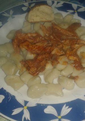 Una foto de Salsa de pollo para ñoquis