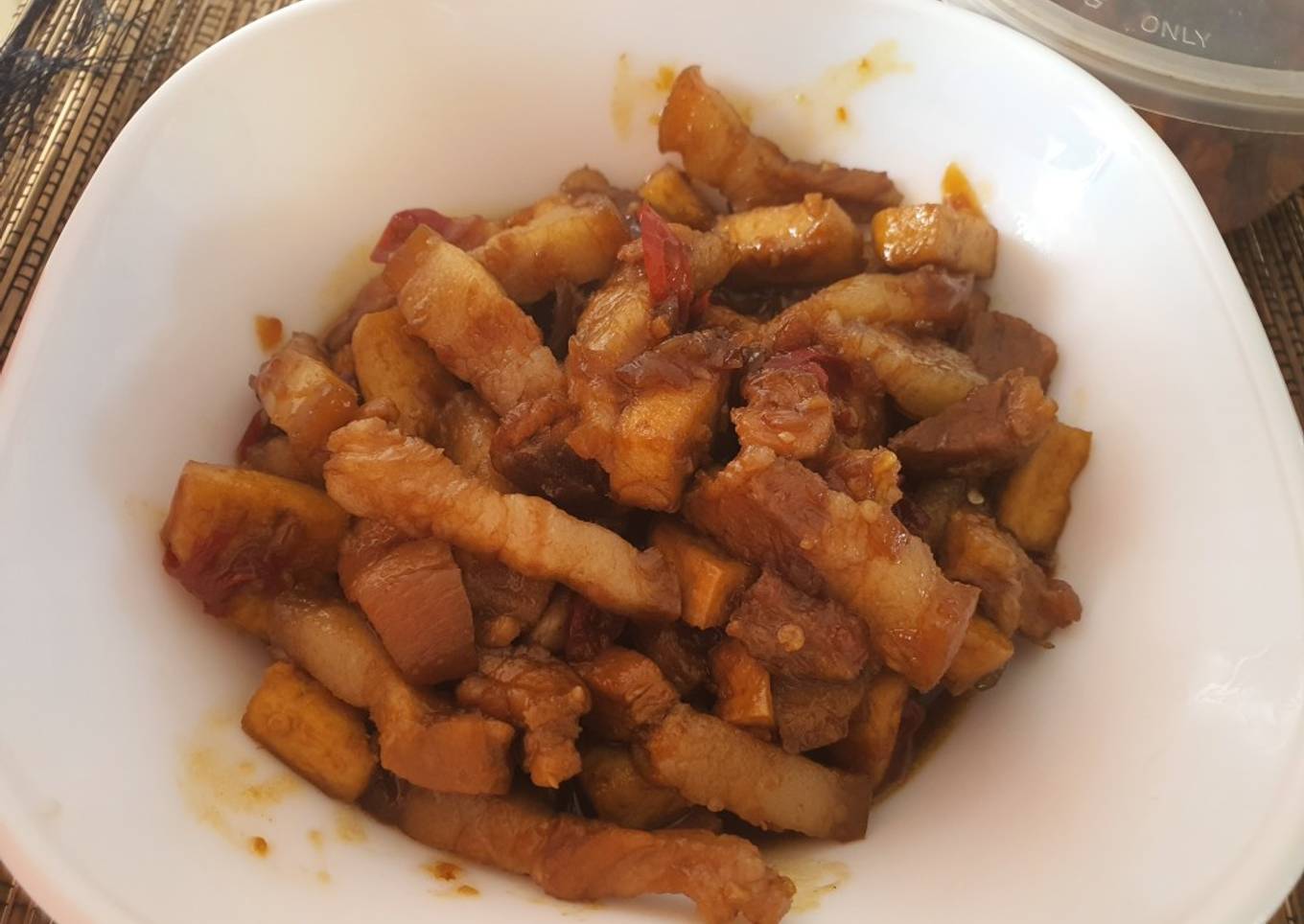 Babi Kecap Pedas / Samchan kecap (Non Halal)