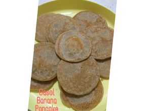 Foto resep Gasol Banana Pancake MPASI bayi 9 m+