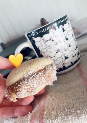 Una foto de Alfajores de maicena sin manteca!!
