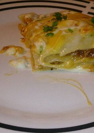 A picture of Beef Lasagna.