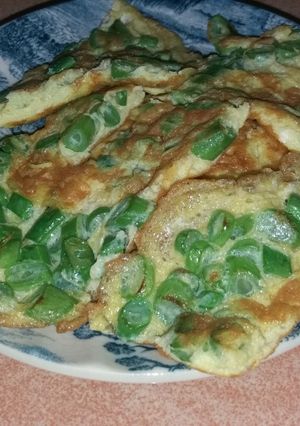 Foto resep Telur dadar Buncis