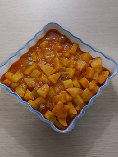 عکسی از دستور خورش سیب زمینی