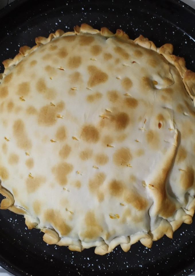 Una foto de Tarta de carne y espinaca
