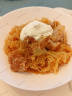 Húsos káposzta gyors főző edényben gluténmentesen recept fotója