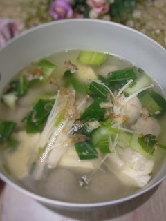 Foto resep Sup Tahu Baso Jamur Pokcoy