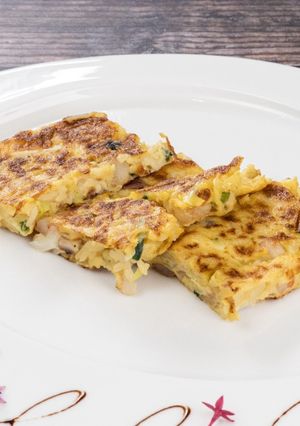 韓式海鮮煎米餅 的食譜成品照片