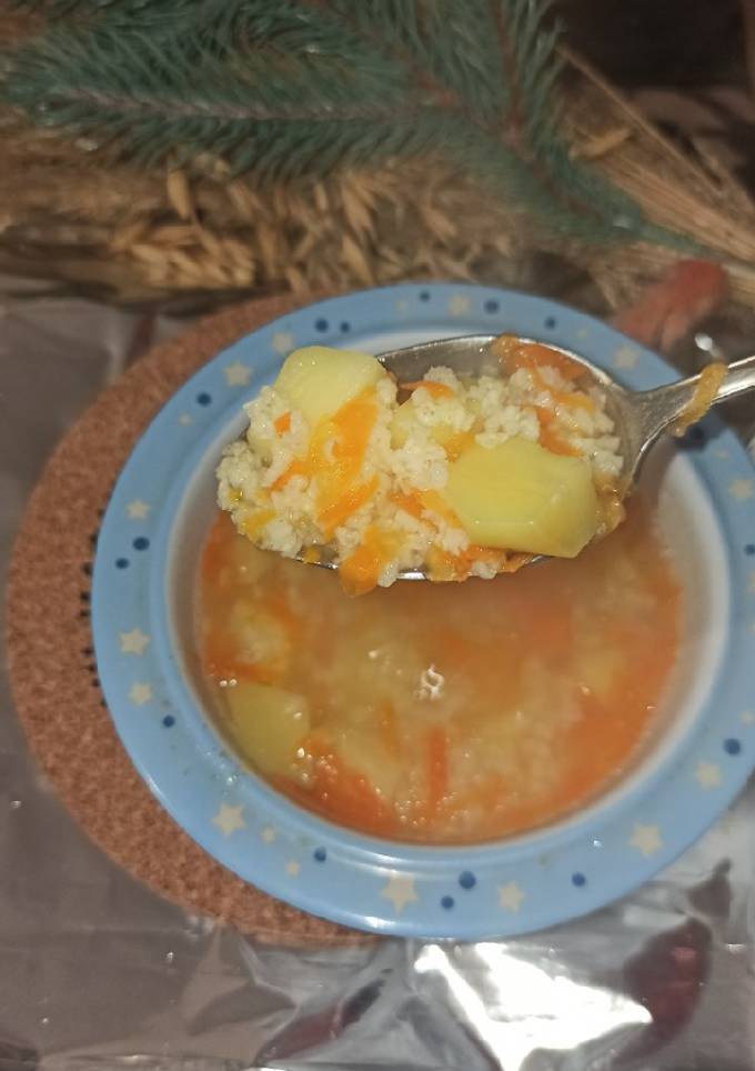 Дитячий супчик з рисом