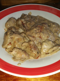 Una foto de Higaditos de pollo con nata