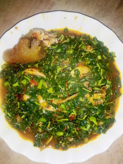 A picture of Rich vegetables soup.