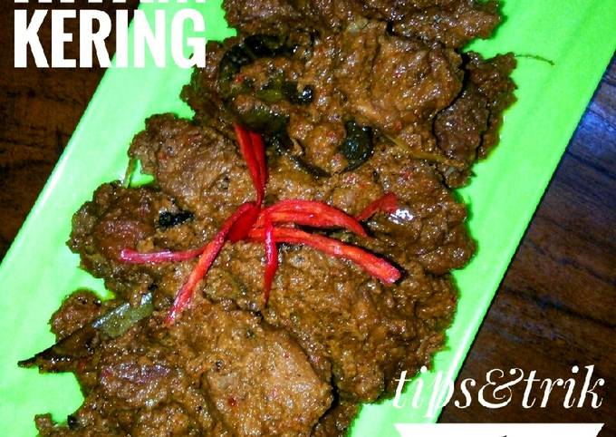 Cara gampang membuat #Rendang daging hitam empuk&gt;tips&amp;Trik  istimewa