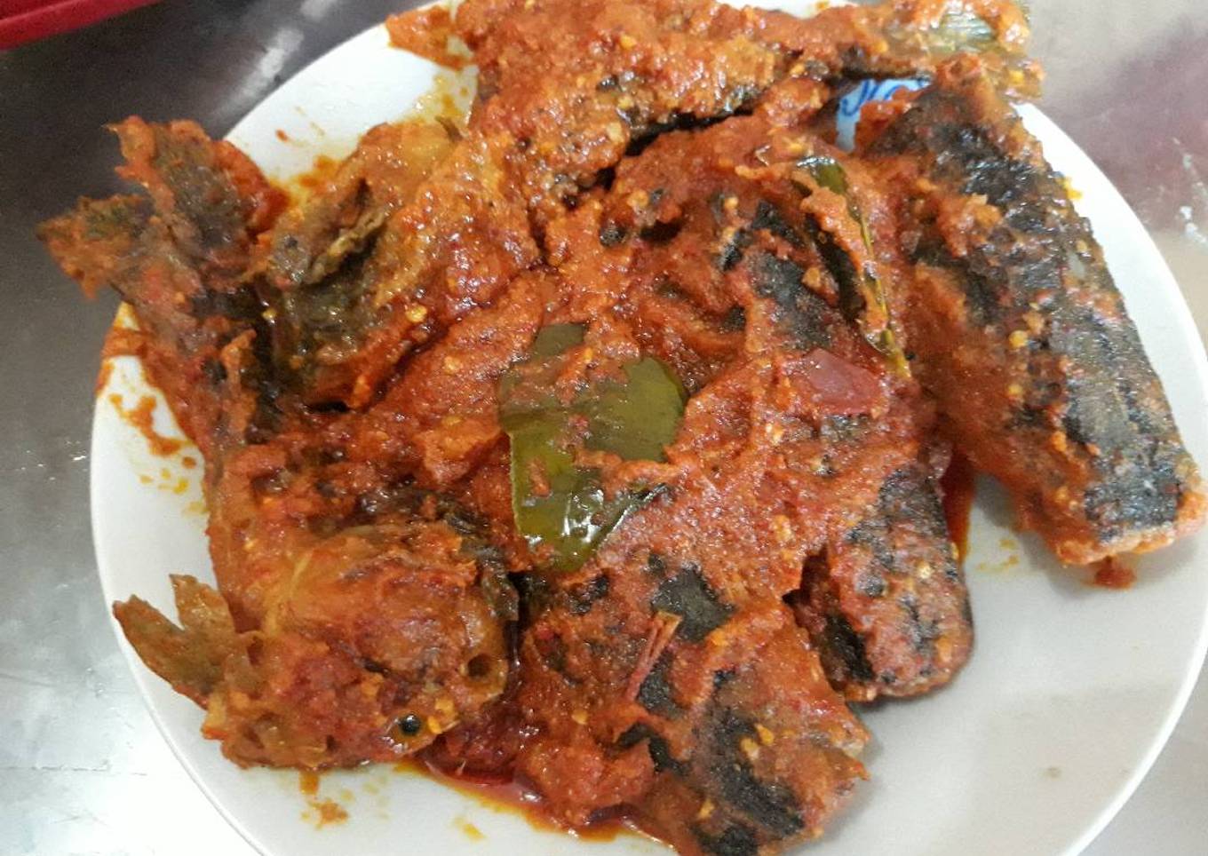 Ikan baung masak rica rica