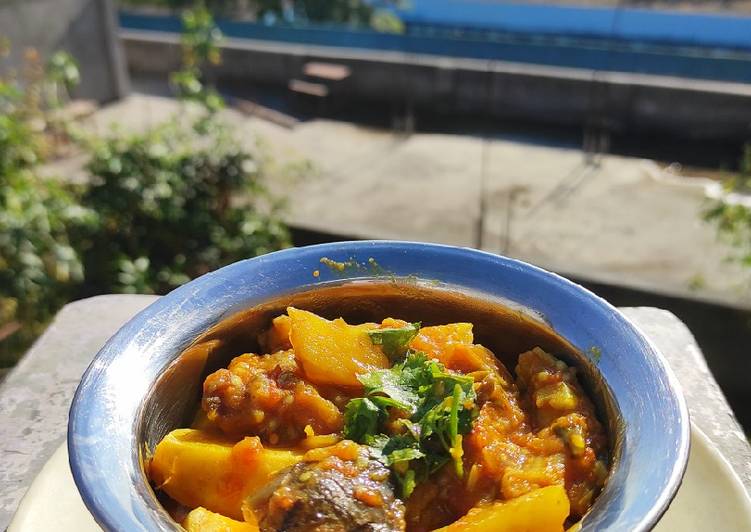 Aloo baingan🍆🥔