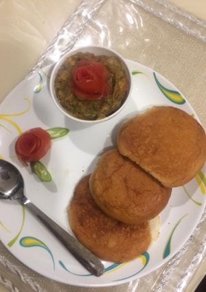 A picture of Pav bhaji.