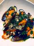 Mussel white wine