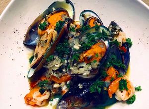 รูปของ Mussel white wine