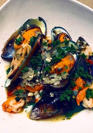 รูปของ Mussel white wine