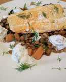煙燻鱈魚，檸檬時蘿，綠扁豆-低GI地中海料理 Smoked haddock, lemon, dills, and lentils