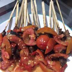 A picture of Sate Maranggi.
