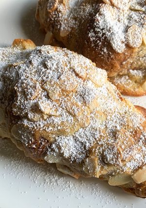A picture of Almond Croissants.