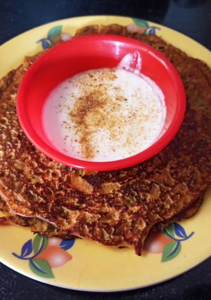 A picture of Vegetable Pancake.