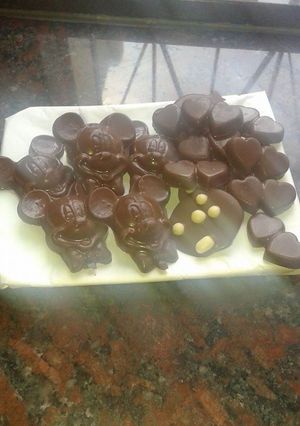 Una foto de Bombones de chocolate