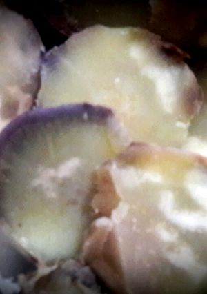 A picture of Sweet potato off the burner.