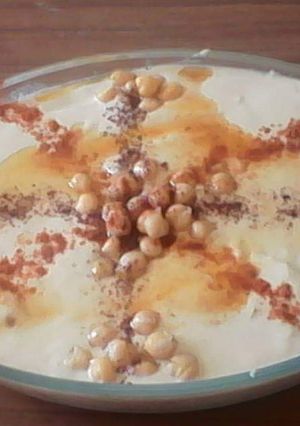 صورة لوصفة فته الحمص او تسقيه بسوري على اصولها