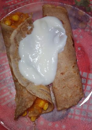 Una foto de Canelones de choclo integrales