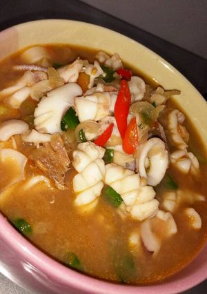 Foto resep Cumi kuah asam manis