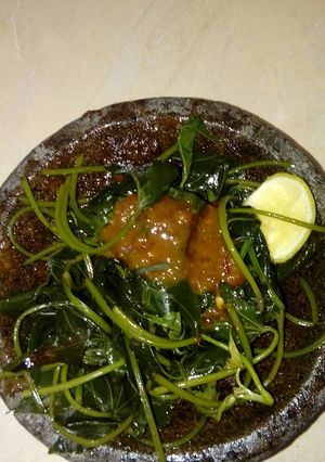 Foto resep Cemeding daun ketela rambat