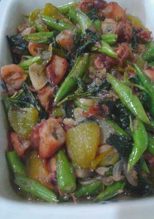 Foto resep Tumis cumi asin kemangi