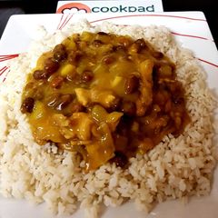 A picture of My Quick Fruity Curried Chicken.