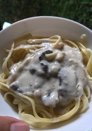 Foto resep Creamy Fettucini Carbonara