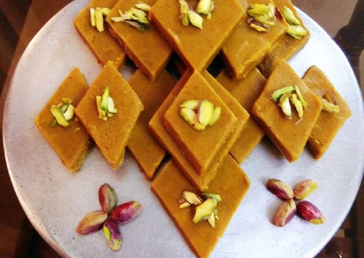 Simple Way to Prepare Ultimate Mango Burfi