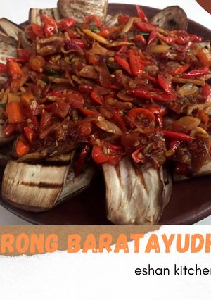 Foto resep 17. TERONG BAKAR BARATAYUDHA (Sambel Pelangi)