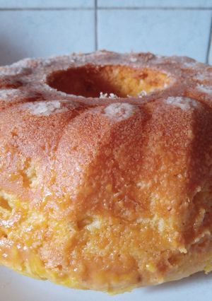 Una foto de Budín de naranja