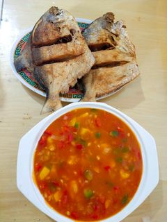 Foto resep Ikan bawal asam manis saos dipisah