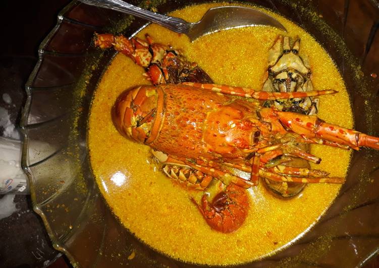 Lobster bumbu kari tuturuga