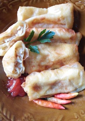 Foto resep Lumpia isi Rebung #jogja