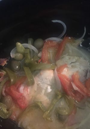 Una foto de Mojarras en crock pot