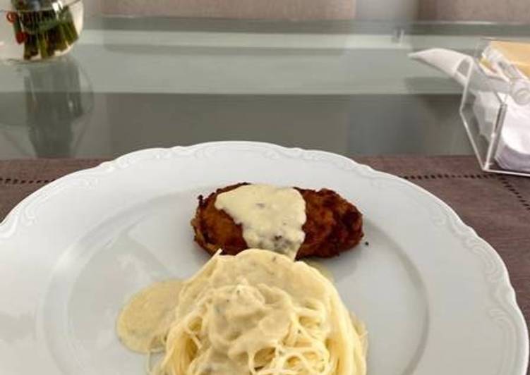 Molho branco para macarrão