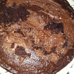 A picture of Chocolate cake without oven.