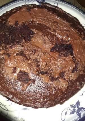 A picture of Chocolate cake without oven.