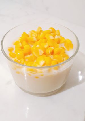 รูปของ พุดดิ้งนมสด ข้าวโพดหวาน