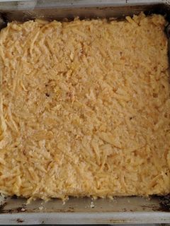 Una foto de Cuadraditos saludables sin harina y sin azúcar de manzana y coco