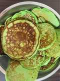 Bánh pancake kiểu Mỹ với sữa chua