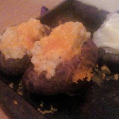 A picture of Twice baked potatoes.